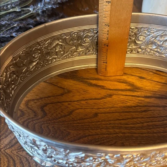 Elegant Ornate Serving Dish Bowl for glass casserole dishes or repurposing - Picture 9 of 9